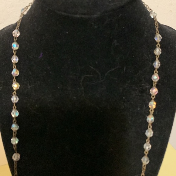 Vintage necklace with crucifix  26” - Picture 2 of 6